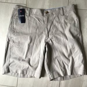 Chaps shorts, khaki shorts, size 34, NWT